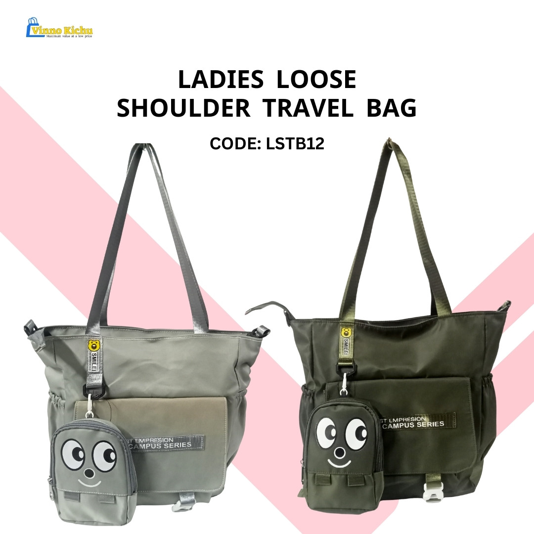 LADIES LOOSE  SHOULDER TRAVEL BAG 12